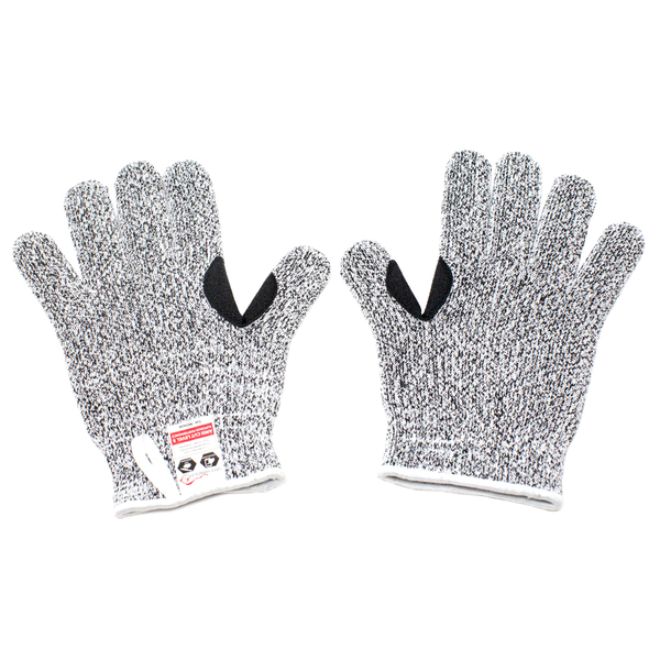 Safe Handler Reinforced Cut Resistant Gloves, White, Medium, PR BLSH-HD-CRG1-M-W